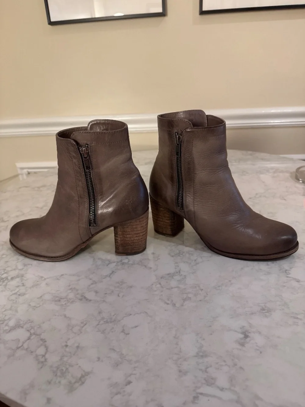 Frye Bootie Addie Double Zip